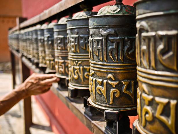 The great monument of Swayambhunath located in Kathmandu