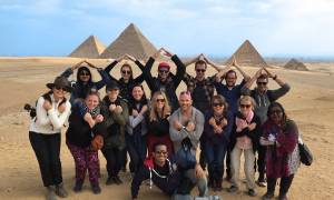 Pyramids of Giza group - Egypt Tours - On The Go Tours