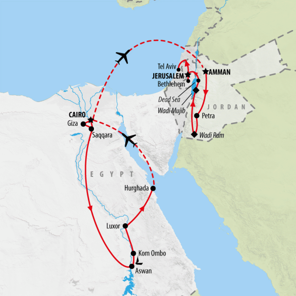 Israel, Jordan and Egypt Nile Jewels - Middle East and Africa