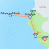 Quito, Galapagos & Peru (Superior) - 11 days Map