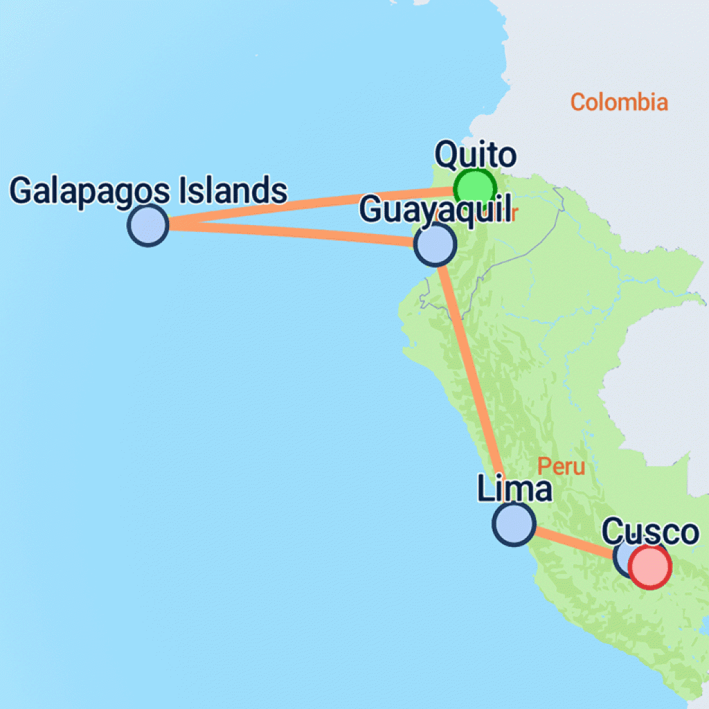 Guayaquil, Galapagos & Peru main - machu picchu
