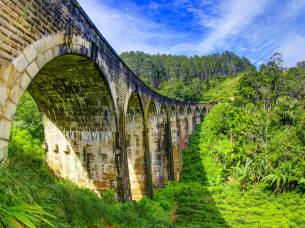 Railway bridge in Ella, Sri Lanka