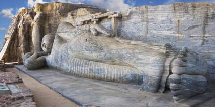 Reclining Buddha at Polonnaruwa (menu image)