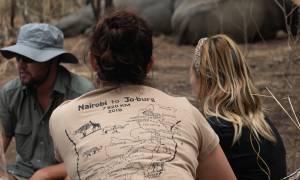Rhino wildness walk in Matobo National Park - Zimbabwe