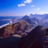 Cityscape of Rio de Janeiro in Brazil