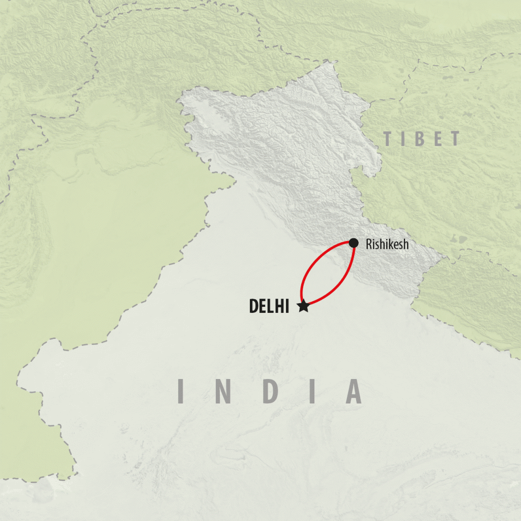 Rishikesh - 4 days map