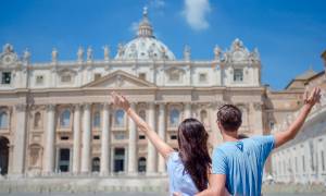 Rome, Florence and Venice main image - couple at the Vatican