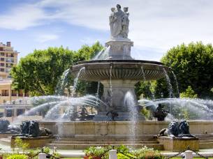 Rotonde Fountain - Aix-en-Provence - best places to visit in France