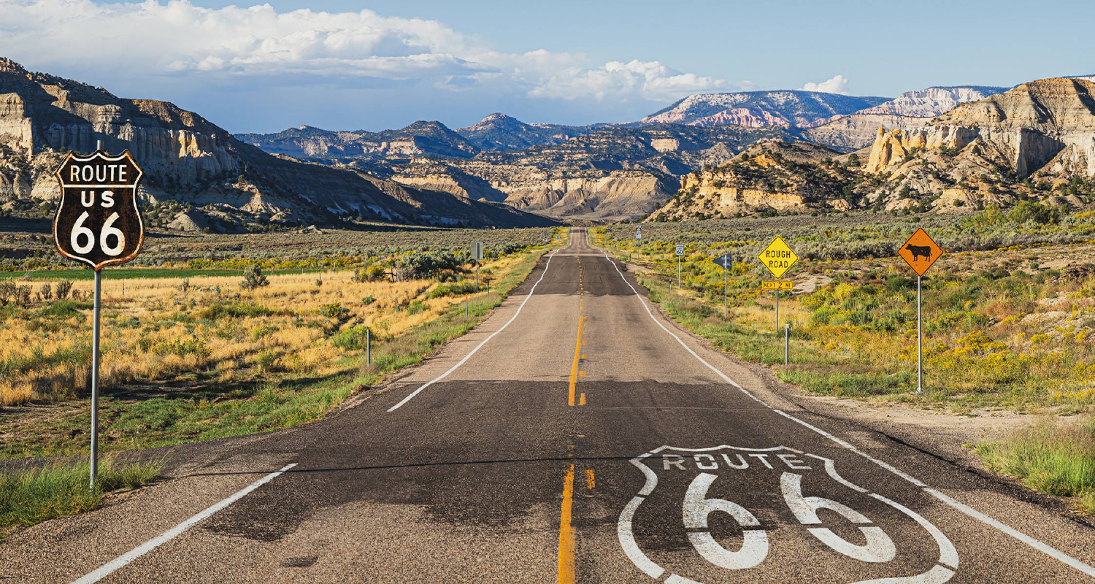 Route 66 welcome to the wedding | Honestweddingadvice.com