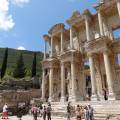 The stunning ancient ruins at the historical site of Ephesus