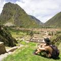 The impressive mountain views of the Sacred Valley in Peru