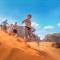 Running down dunes in Wadi Rum - Jordan tours - On the go Tours