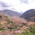 The impressive mountain views of the Sacred Valley in Peru