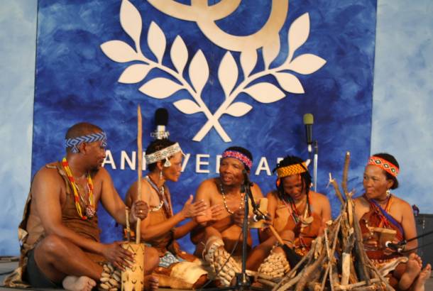 San dancers in Botswana - photo credit Elvert Barnes via Flickr