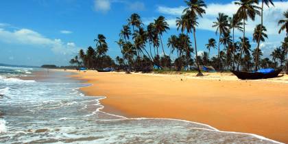 Sandy beach in Goa - menu image