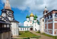 The various buildings contained within the grounds of the Saviour Monastery of St Euthymius