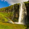 Seljalandsfoss Waterfall in Southern Iceland