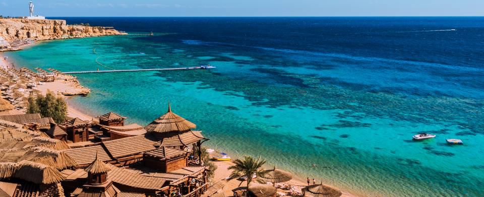 Luxury resort along the pristine beach of Sharm el Sheikh