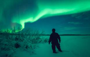 Snowmobile-Northern Lights-Lapland-On-The-Go-Tours