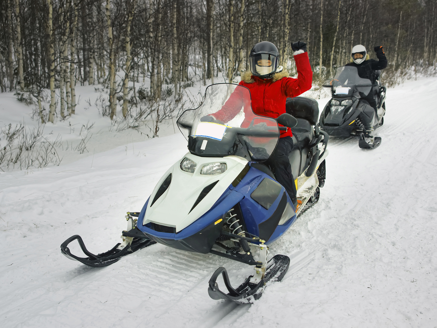 Snowmobiling | Lapland | Finland