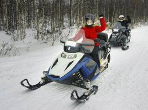 Snowmobiling - Finland - On The Go Tours