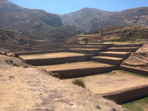 The impressive mountain views of the Sacred Valley in Peru