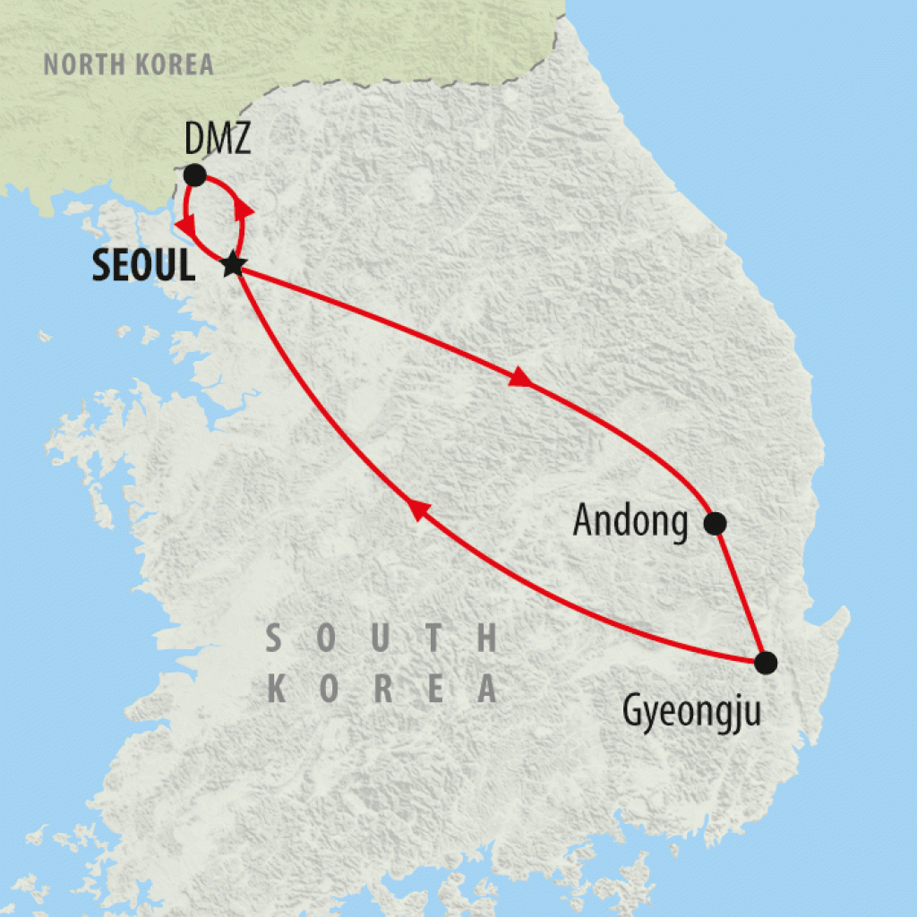 travel time from south korea to new york