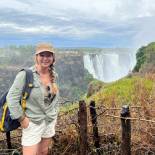 Lady at Victoria Falls | Zimbabwe 