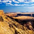 Aerial view over the Fish River Canyon