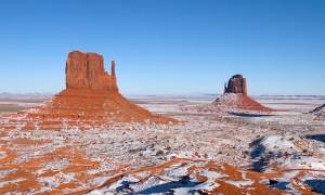 Southwest National Parks Winter main - monument valley snow