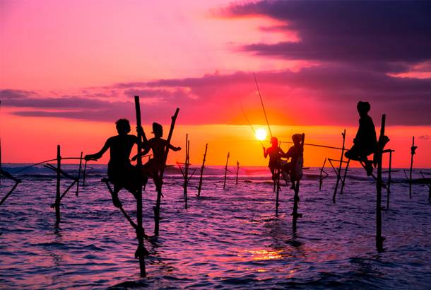 Stilt fishermen - Best time to visit Sri Lanka - On The Go Tours