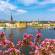 Stockholm with spring flowers - sweden