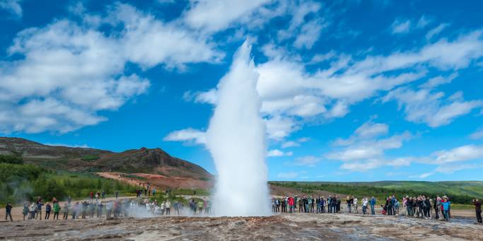 Eruption at Strokkur | Golden Circle | Iceland