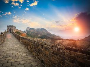 Sunrise at Great Wall