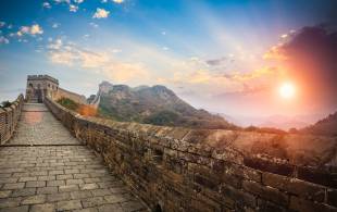 Sunrise at Great Wall