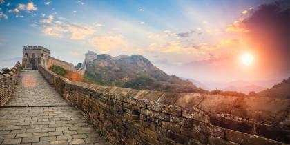 Sunrise at Great Wall