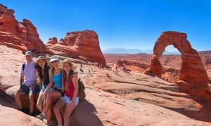 Super Southwest USA camping main - family arches national park