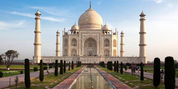 Visited on our India tours, the Taj Mahal in Agra is top of our must-see list