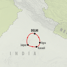 Taj Express - 8 days Map