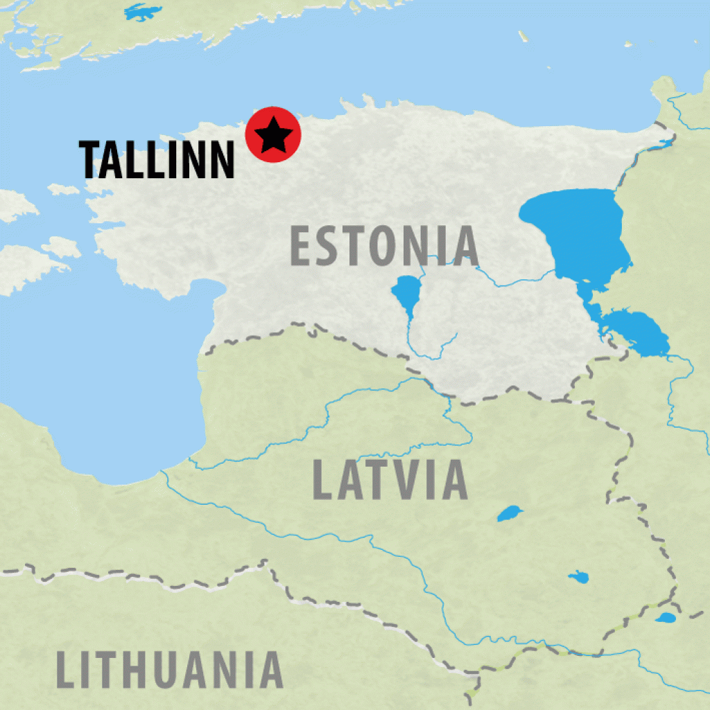 Christmas Markets in Tallinn - 4 days map