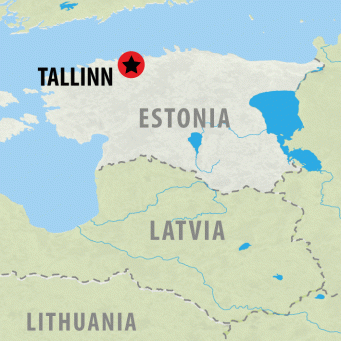 Christmas Markets in Tallinn - 4 days map