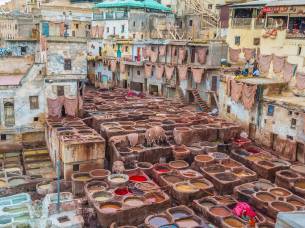 Tanneries of Fes - Morocco Tours - On The Go Tours