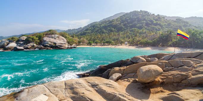 A beach in Tayrona National Park | Colombia | South America