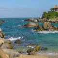 The beautiful coastal scenery of the Tayrona National Park