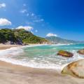 The beautiful coastal scenery of the Tayrona National Park