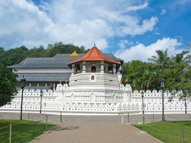 View of Kandy from across the water