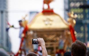Tenjin Matsuri Festival in Osaka, Japan