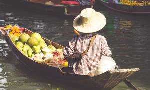 Thaialnd Bangkok Floating Market 