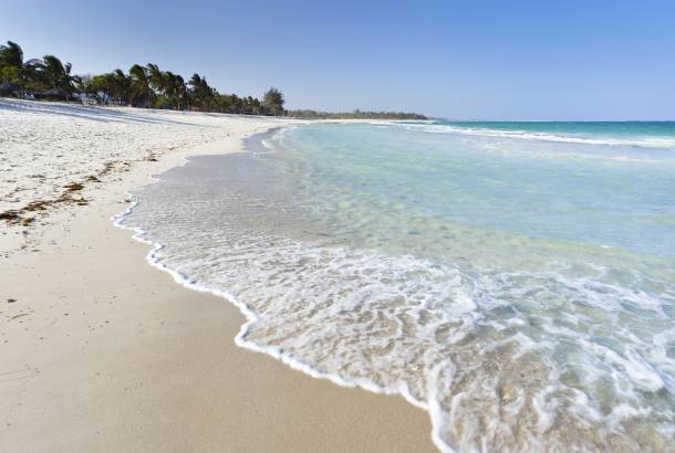 The Beautiful Diani Beach near Ukunda in Kenya