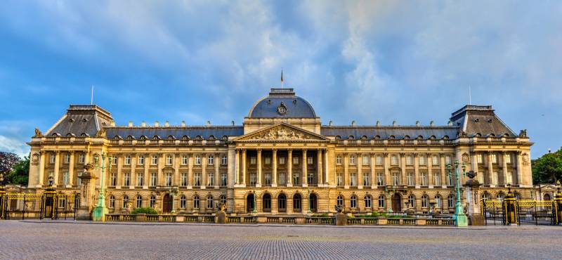 The Royal Palace of Brussels in Belgium